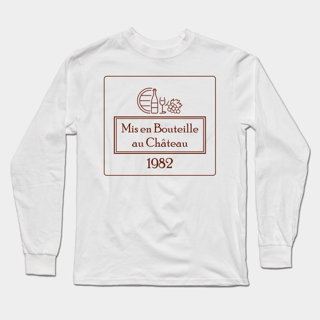 red wine connoisseur Long Sleeve T-Shirt by goatboyjr